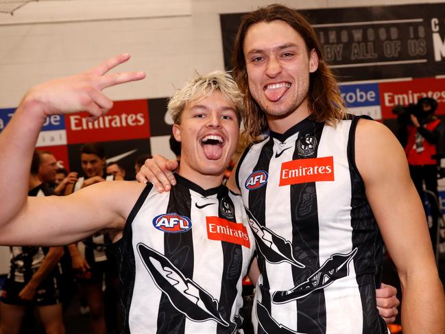 He has his detractors, but Jack Ginnivan has been a revelation or the Pies. Picture: AFL Photos/Getty Images