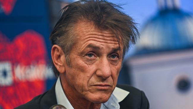 Sean Penn will say goodbye to his Oscars if the Ukrainian President gets no airtime at today’s Oscars. Picture: Getty