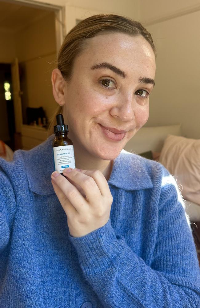 I reviewed one of the most popular vitamin C serums. Picture: news.com.au/Philippa Tonkin.