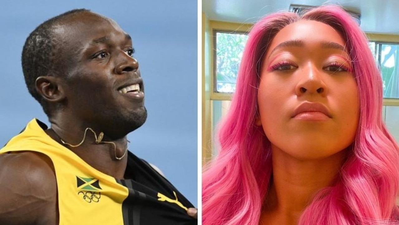 Usain Bolt gave Naomi Osaka his tick of approval.
