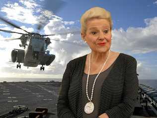 Former Speaker Bronwyn Bishop may have had a rough ride over her career-ending $5000 helicopter ride to a Liberal Party fundraiser last year, but the her $234,000-a-year parliamentary pension should help ease the pain. Picture: Contributed