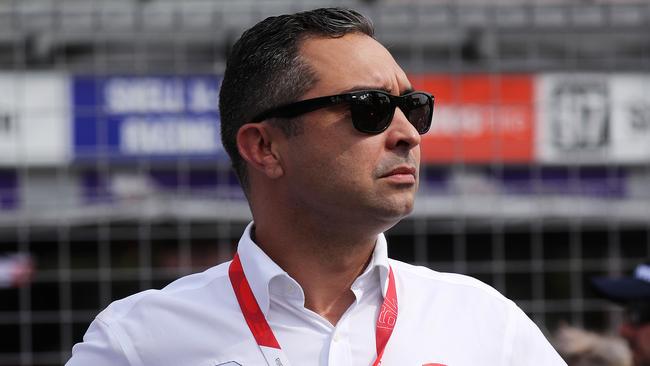 SUPERCARS – NEWCASTLE 500 – Pictured is Supercars CEO Sean Seamer before the first race of the Coates Hire Newcastle 500 today. Picture: Tim Hunter.