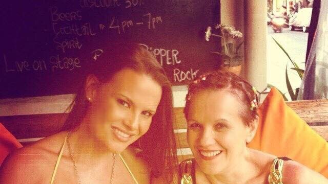 Lana Hufnagl, pictured here with daughter Ursula, was killed in a horror car accident at Tallai. Photo: Supplied