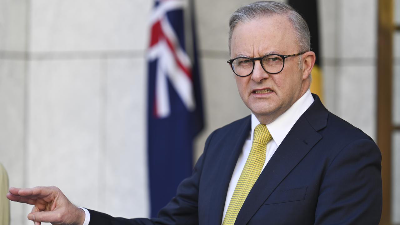 Prime Minister Anthony Albanese says he did not personally direct treasury officials to look at negative gearing. Picture: NewsWire/Martin Ollman