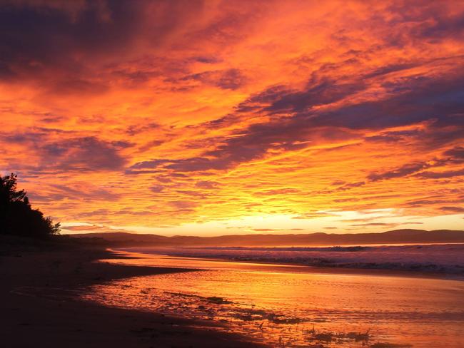 The view from Seven Mile Beach by Mandy Ransley.