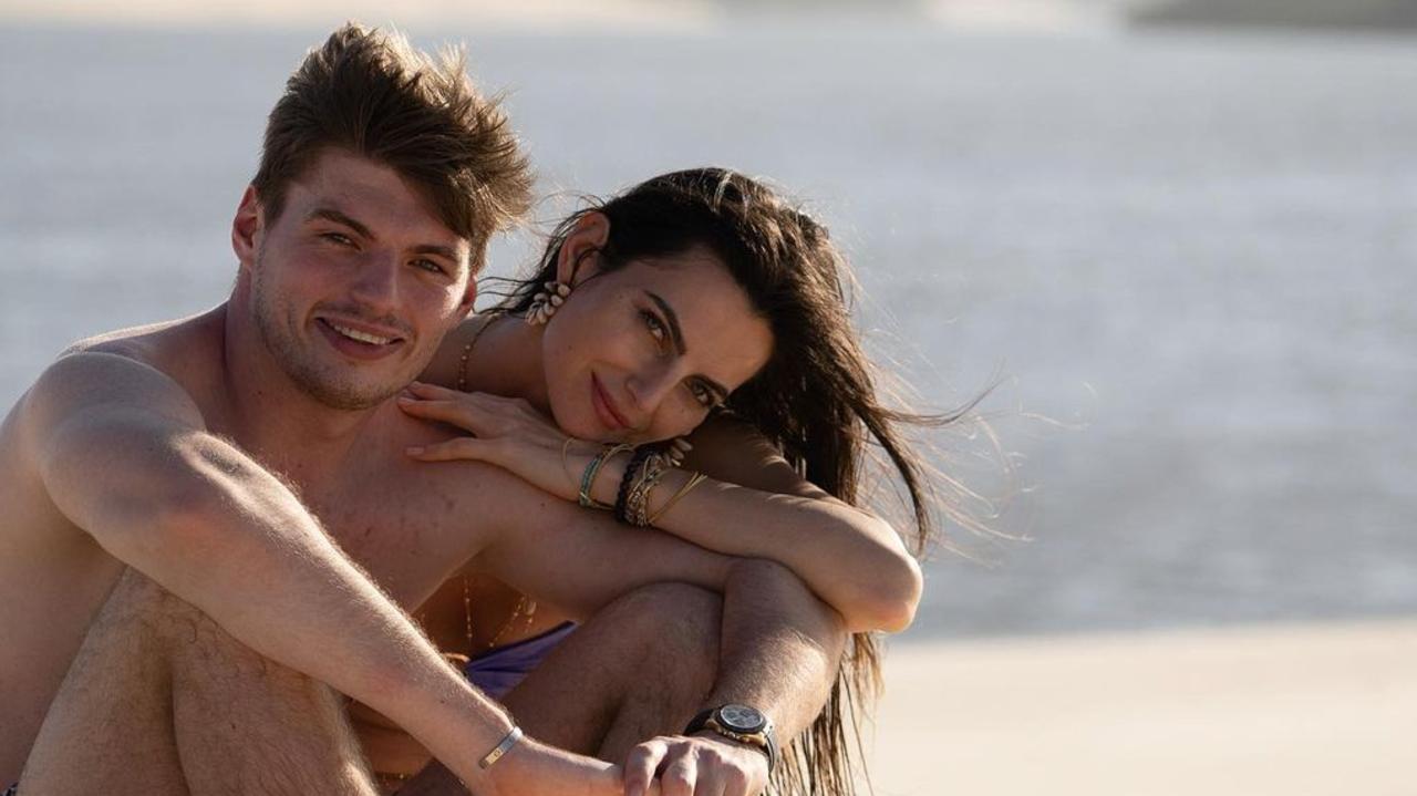 Max Verstappen and new girlfriend Kelly Piquet.