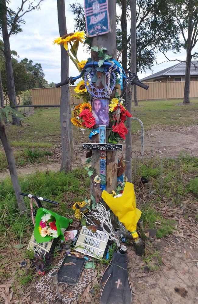 A mural was created for Taj Hart on Old Southern Rd. Picture: Facebook/Justice for Taj Hart