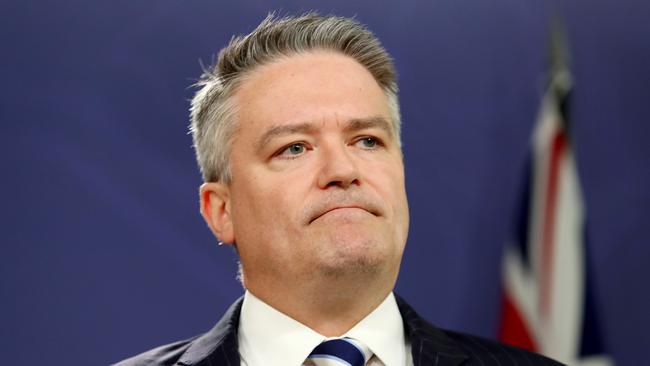 Senator Mathias Cormann. Picture: Hollie Adams