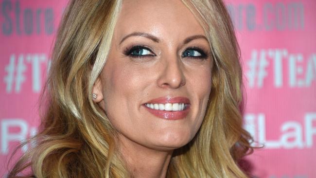 Adult film star Stormy Daniels claims she had a sexual encounter with Donald Trump. \\. (Photo by Robyn Beck / AFP)