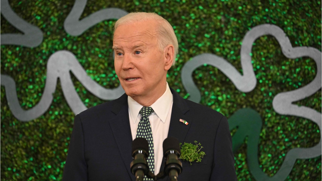 ‘Embarrassment’: Joe Biden slurs his way through St Patrick’s Day ...