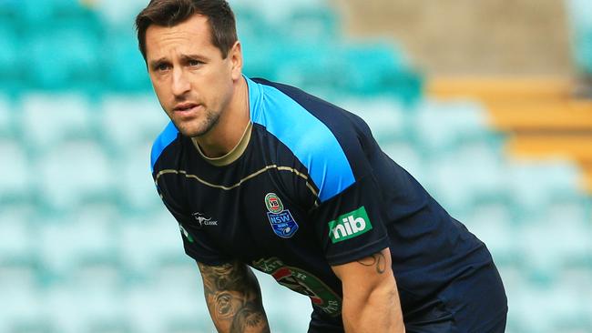 Mitchell Pearce at NSW training.