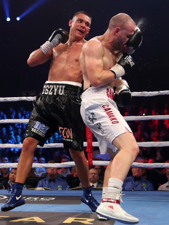 Camilleri says he knew Tszyu was world champion material as soon as they fought. Picture: Cameron Spencer/Getty Images