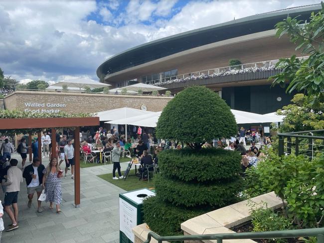 The Walled Garden Food Market. It’s pretty! Picture: news.com.au