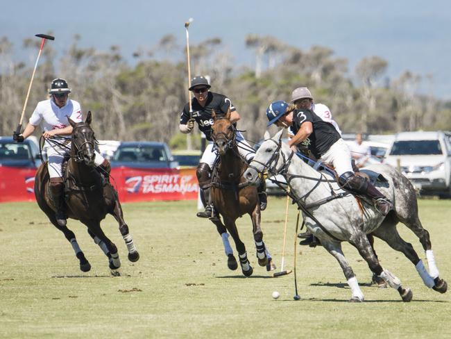 The polo event at Barnbougle in North-East Tasmania.