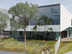 An artist's impression of the proposed new library and student resource centre at Pittwater House School, Collaroy. Picture: Supplied