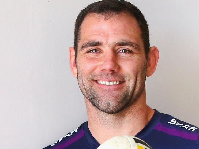 MELBOURNE, AUSTRALIA - SEPTEMBER 26: Cameron Smith of the Storm poses during a Melbourne Storm NRL media opportunity at AAMI Park on September 26, 2016 in Melbourne, Australia. (Photo by Michael Dodge/Getty Images)