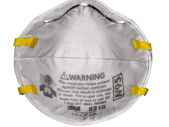 A 3M 8210 N95 face mask. Picture: Bunnings website