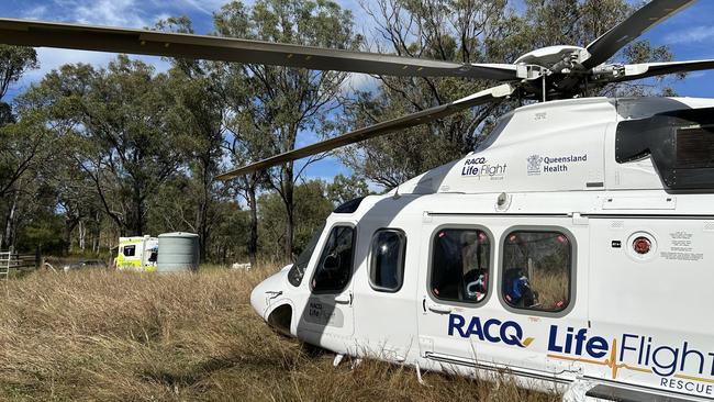 RACQ LifeFlight Rescue. Picture RACQ LifeFlight