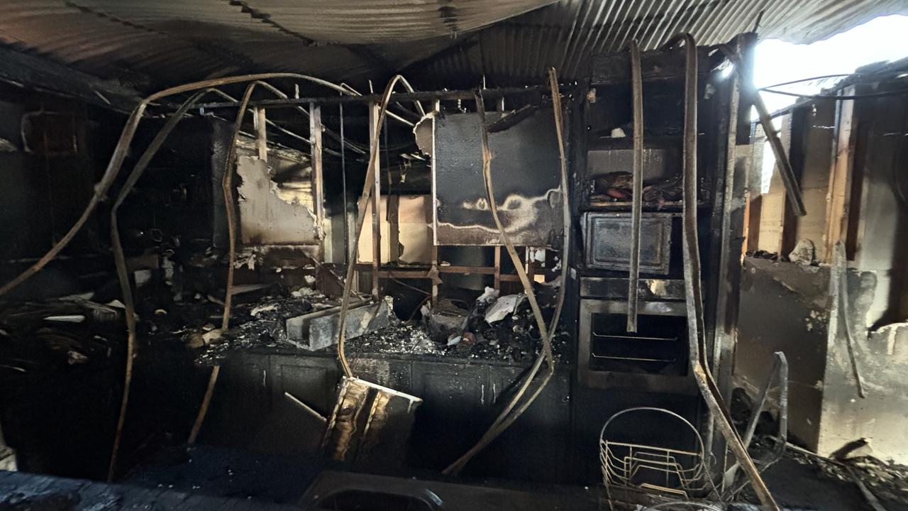 A Leopold family have been left homeless after their unit went up in flames. Picture: Supplied