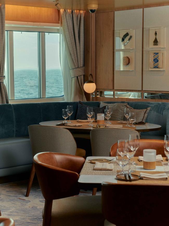 On-board dining at SALT Kitchen. Picture: Lauren Bamford