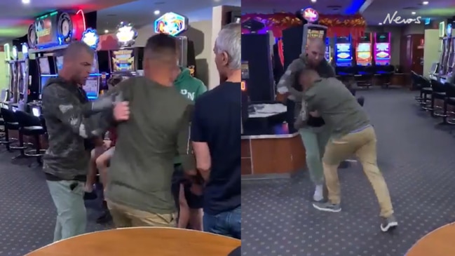 Brutal brawl in bar over pokie machine