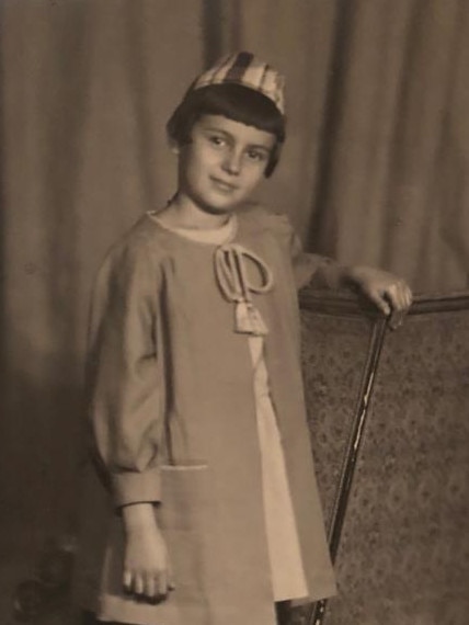 Mr Neishlos’s grandmother Tamara, a Holocaust survivor, aged 10.