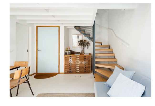 Why not treat yourself to this New York-style Airbnb? Picture: Airbnb.