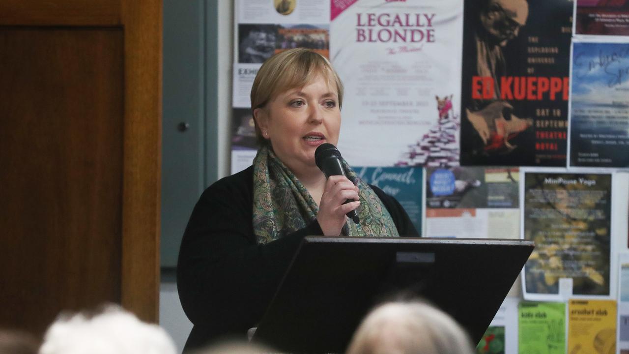 Former Tasmanian Premier Lara Giddings who spoke at the launch. Picture: Nikki Davis-Jones