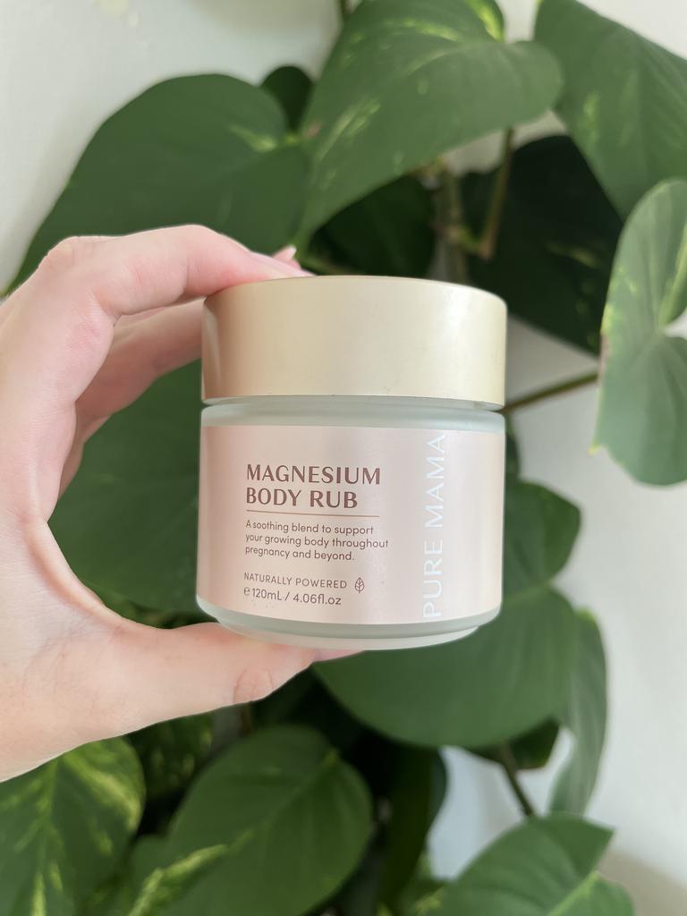 Pure Mama Magnesium Body Rub. Picture: Hannah Paine/Supplied