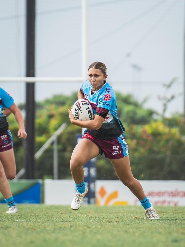 Mackay Cutters under-19 girls in action. Picture credit: Mackay Cutters Facebook.