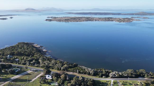 The Little Green Island off the coast of Lady Barron.