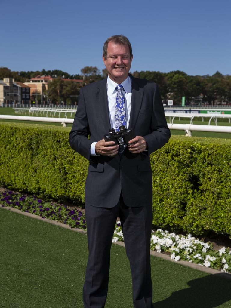 Media Buzz: Race caller Darren Flindell speaks with Phil Rothfield. Picture: Justin Lloyd.