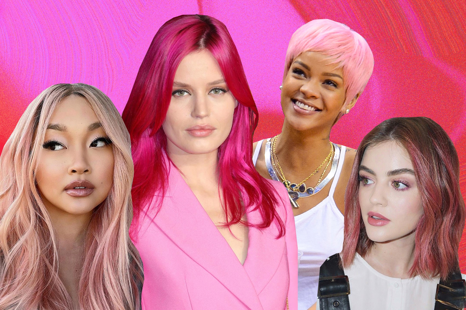 The celebrity pink hair inspiration you didn't know you needed