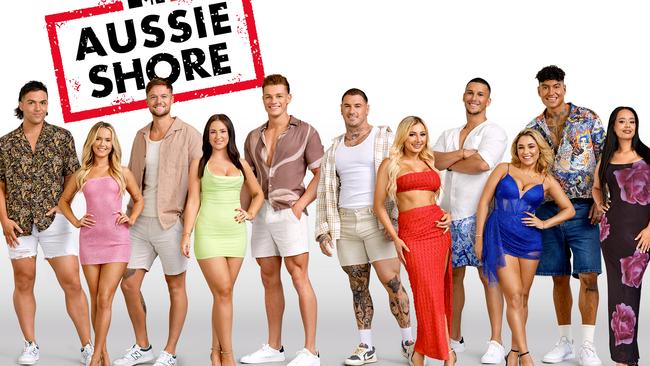 The cast of Aussie Shore. Picture: Supplied