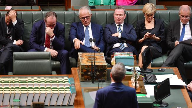 The Coalition don’t seem too interested in Shorten’s tax plan. Picture: Mick Tsikas / AAP