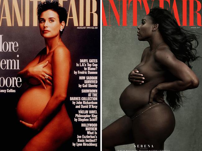 Demi Moore and Serena Williams. Picture: Supplied