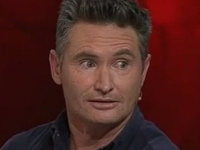 TV confessional ... Comedian Dave Hughes opened up on the Q&amp;A panel.