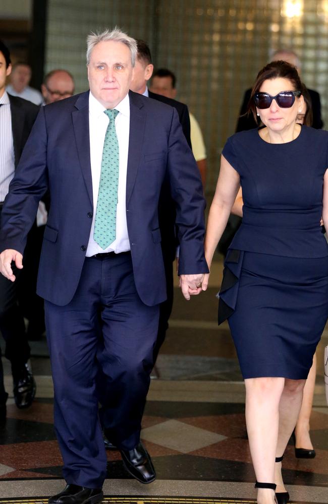 Michael Cranston outside court after being found not guilty today. Picture: John Grainger