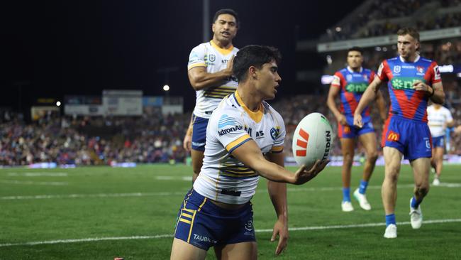 Graham Annesley has defended the decision to deny two tries to the Eels, including one to Blaize Talagi who was adamant that he’d scored. Picture: Scott Gardiner/Getty Images