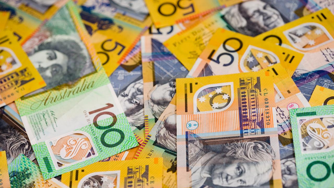 Background of Australian fifty and one hundred dollar notes. Others in this series. Picture: iStock.