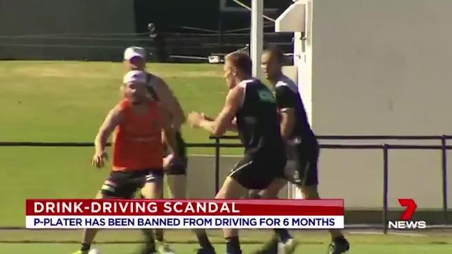 Jordan de Goey, could miss the start of the AFL season again after he was caught drink driving