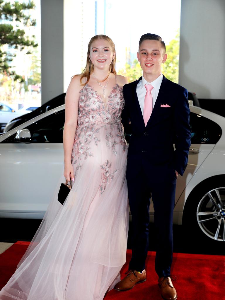 20th November 2020, - Anastasia Westlake and Joshua Johnson - Upper Coomera State High formal held at Mantra on View Surfers paradise, Gold Coast. Photo: Scott Powick Newscorp