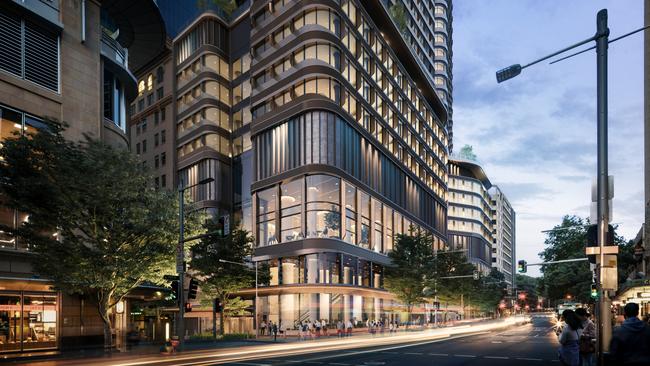 Parkline Place in the Sydney CBD is being developed by Investa for Oxford Properties Group and Mitsubishi Estate Asia.