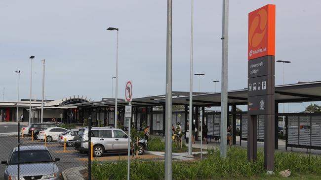 Helensvale Train Station. Picture Glenn Hampson