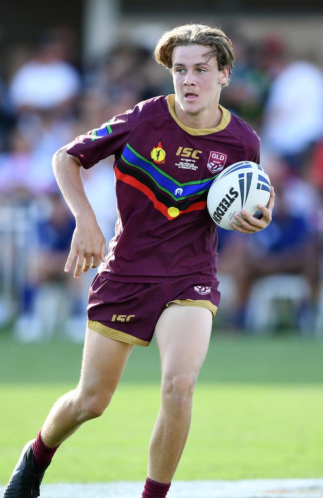 Bundaberg's Zac Laybutt in action for Queensland Murri against New South Wales in early 2018. Picture: Queensland Rugby League.