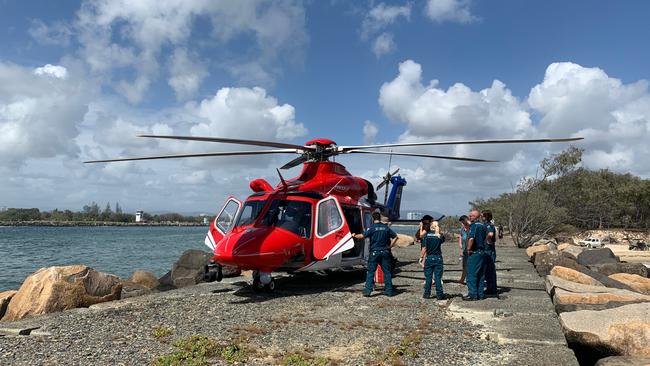 Rescue 500 Helicopter. Pic: Annie Erichsen/Volunteer Marine Rescue.