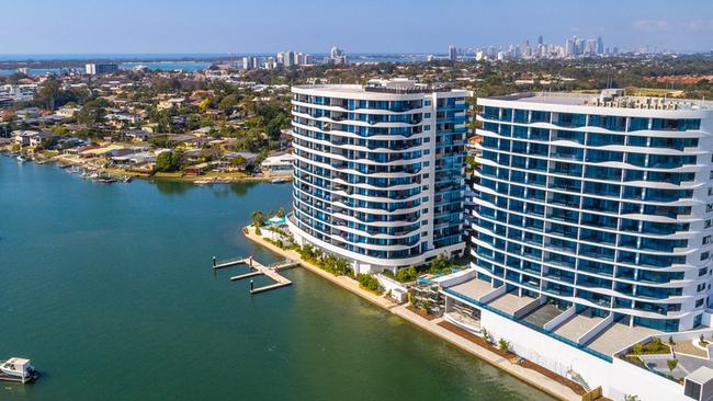 Raptis Group project Waterpoint Residences, near Harbour Town shopping centre at Biggers Waters. Photo: Supplied