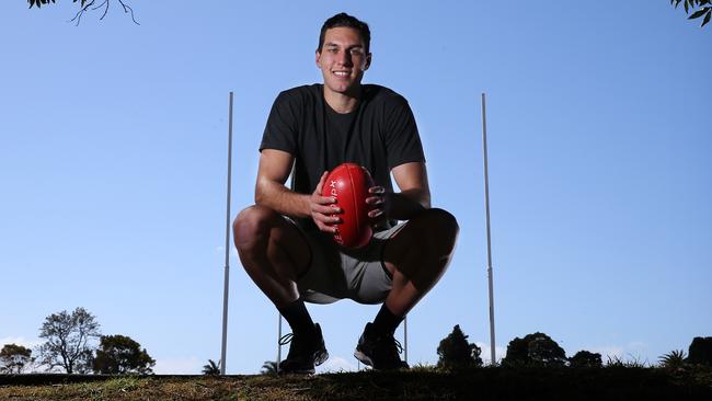 Former GWS Giants ruckman Tom Downie speaks about his battle with anxiety and depression. Picture: Toby Zerna