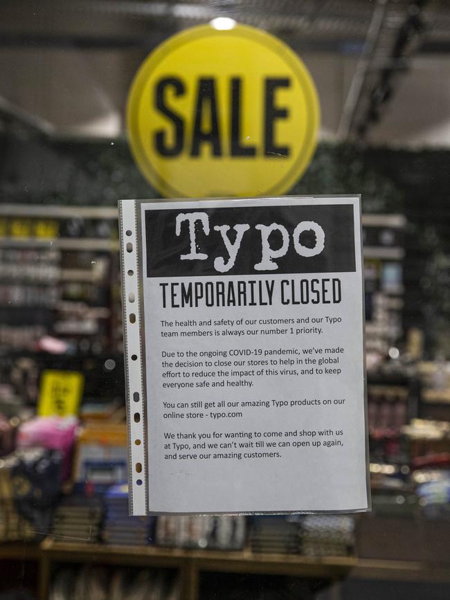 In a June report, KPMG found the crisis has “simply accelerated and amplified cracks … already visible”, especially in bricks-and-mortar retailing. Picture: Aaron Francis/The Australian