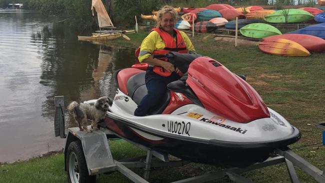 Carolyn Reynolds at Lake Bennett in happier times. Picture: Facebook